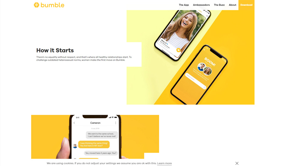 Suíomh Dating Bumble