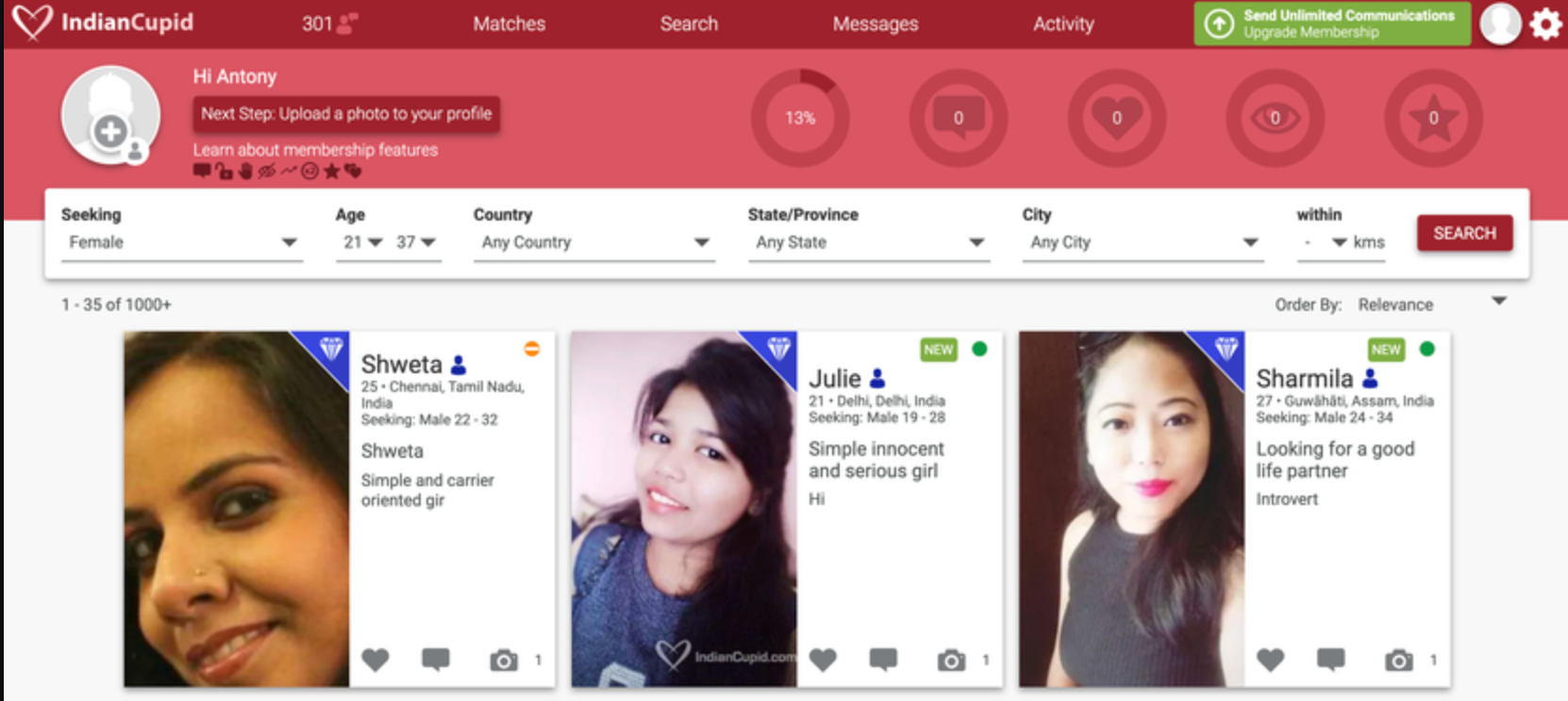 IndianCupid Review 2020: Conas a Fhios a bheith agat an Ardán Dating Legit é?