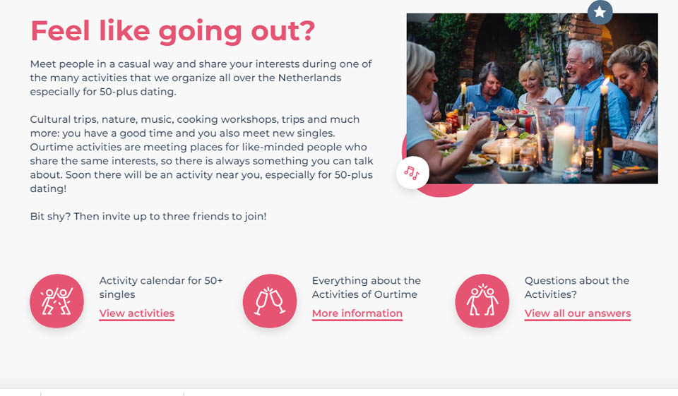 SeniorMensenMaak kennis met publiek