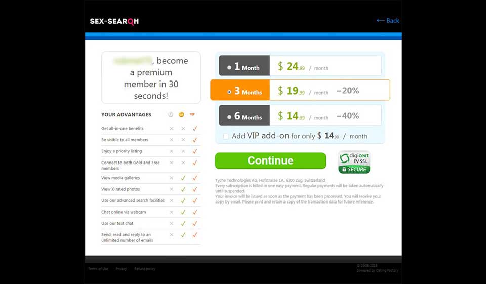 SexSearch Quality Review: En datingplattform full av svindlere?