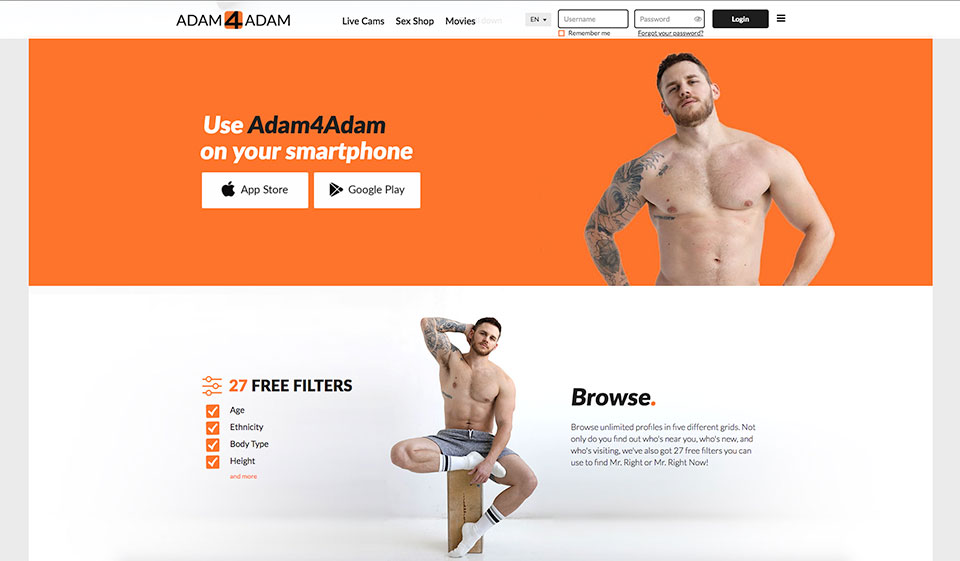 Adam4Adam: Μια πλήρης ανασκόπηση του ιστότοπου για πραγματικούς άνδρες