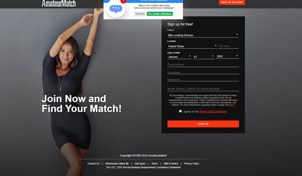 AmateurMatch 2024  — Real Adult Site or Scam?