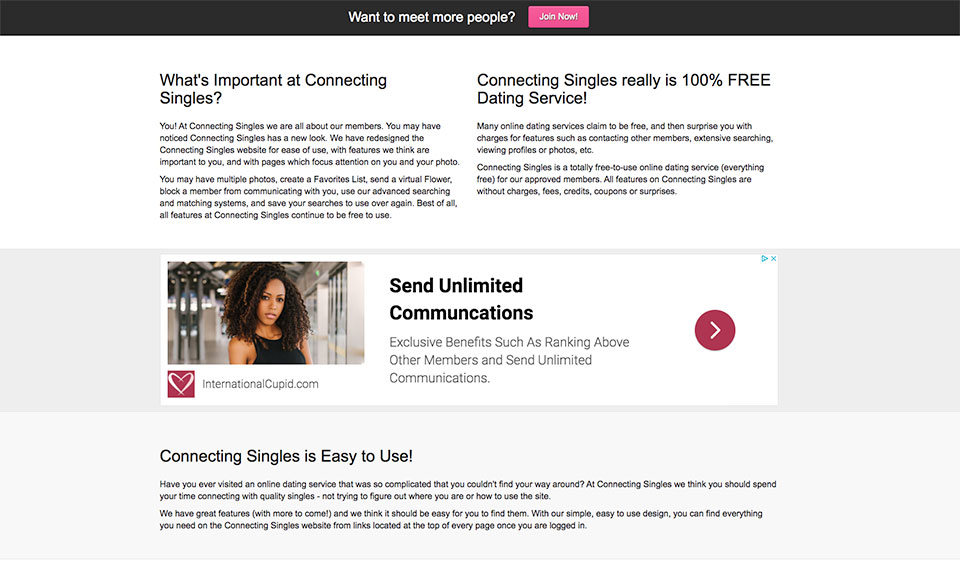 ConnectingSingles İnceleme 2020: Bu Gerçek Flört mü yoksa Sadece Sahte mi?