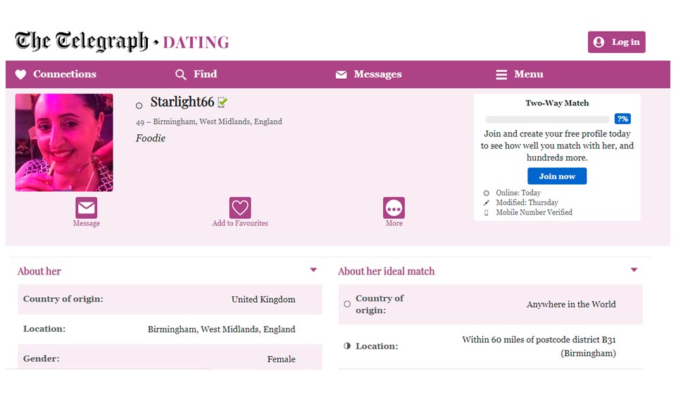 Telegraph Dating Review - legitiem of oplichterij?