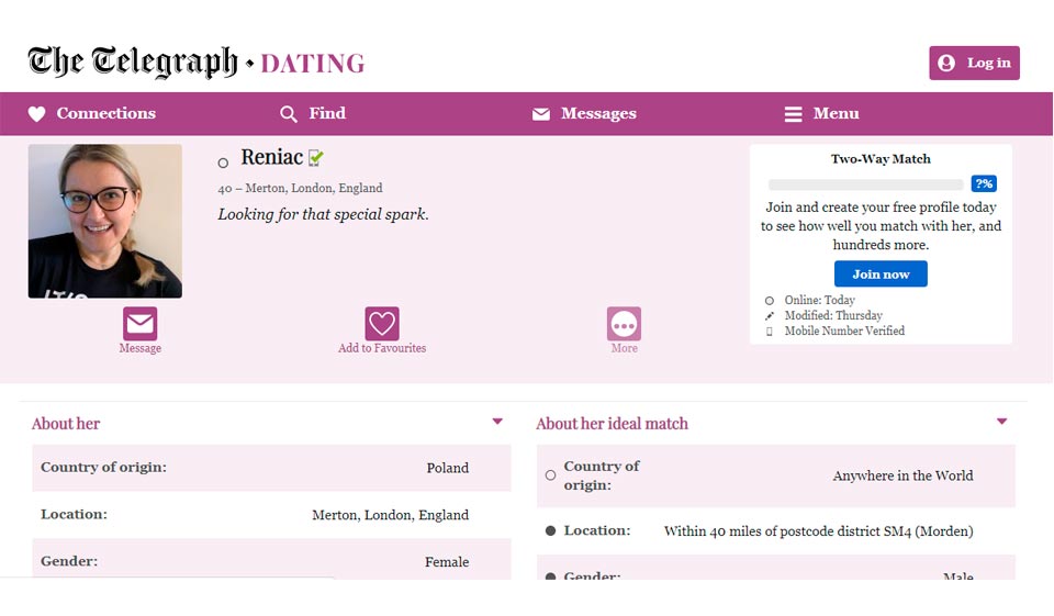 Telegraph Dating Review - legitiem of oplichterij?