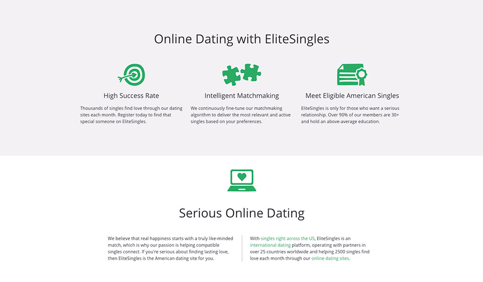 Ο Άξονας της Λειτουργικότητας των EliteSingles