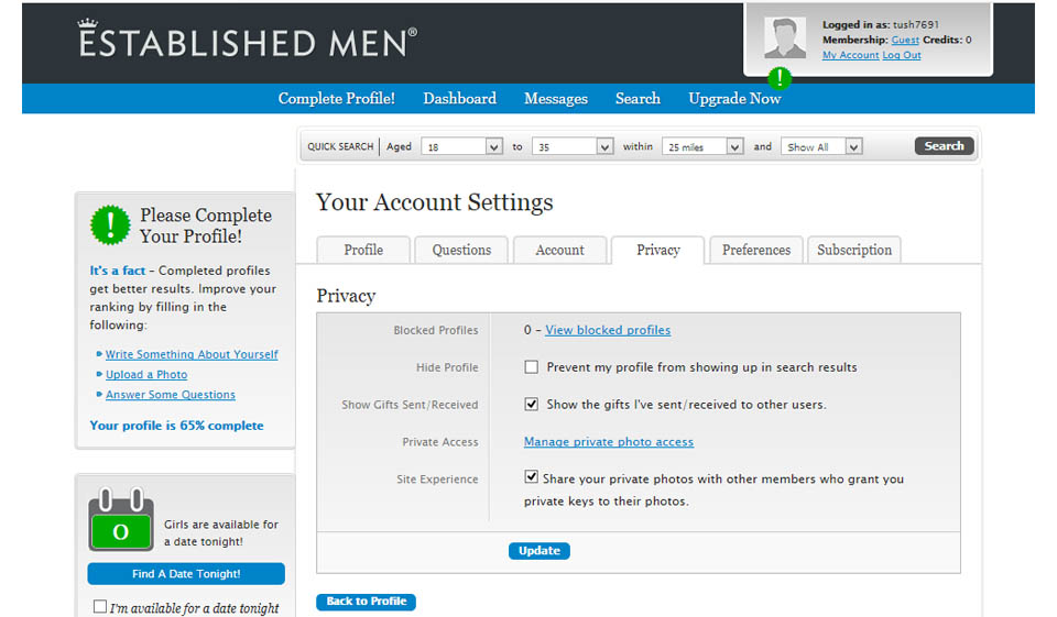 EstablishedMen Review–Legit or Scam?