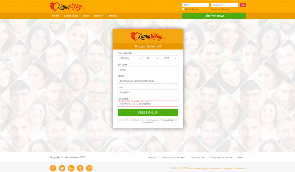 Recenzja LatinoMeetup – ustalenie, czy jest to legalne, czy oszustwo