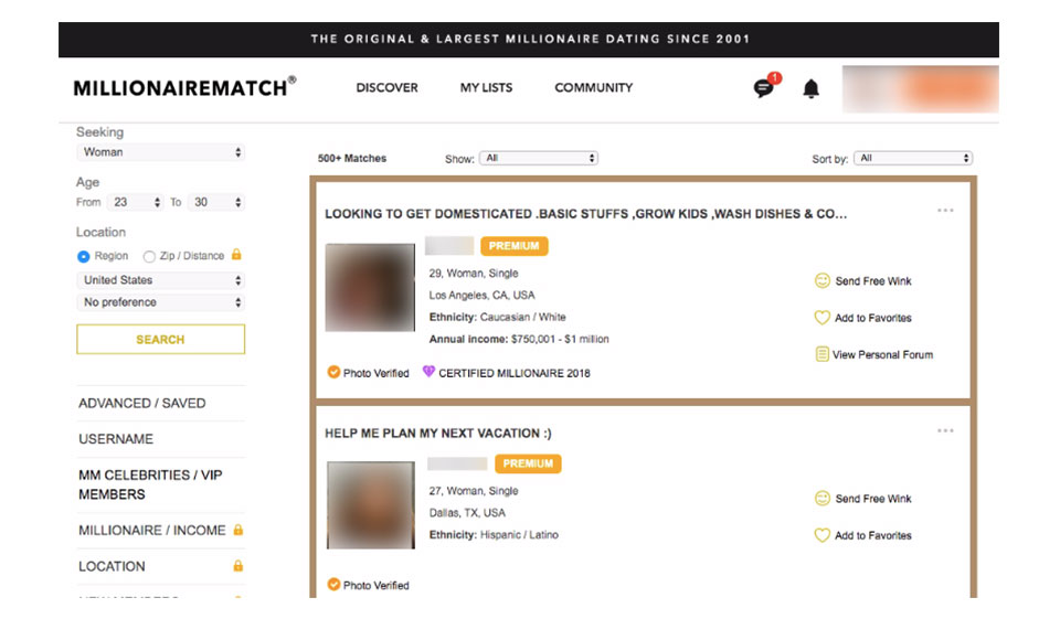 MillionaireMatch Review – Este un loc de încredere pentru a găsi o potrivire perfectă?