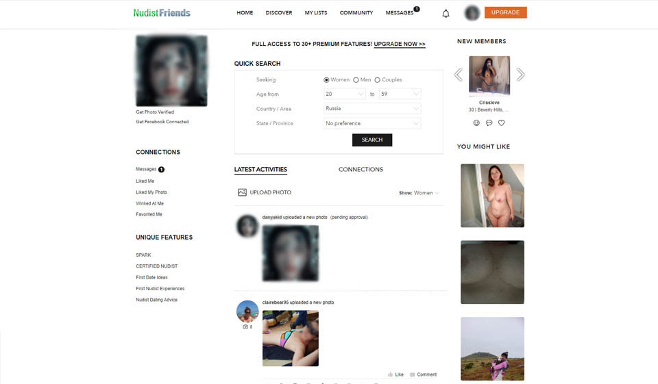 NudistFriends anmeldelse – Er plattformen pålitelig?