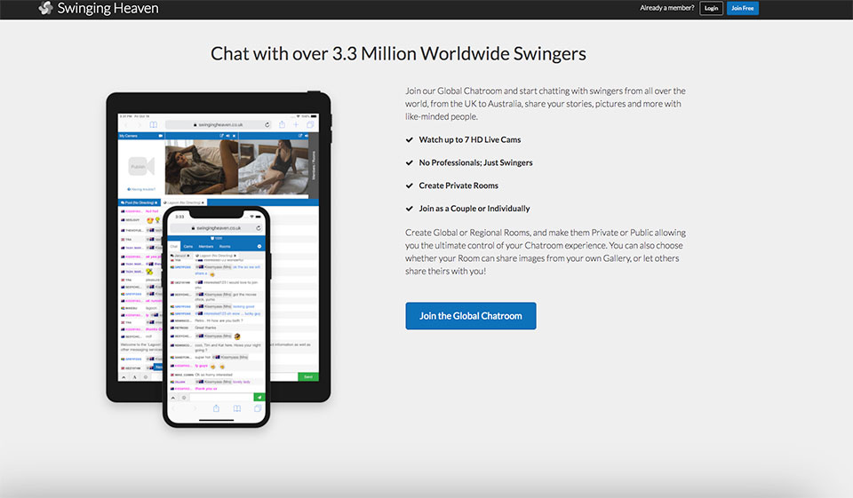 Swinging Heaven: What This Website Offers to Online Daters?
