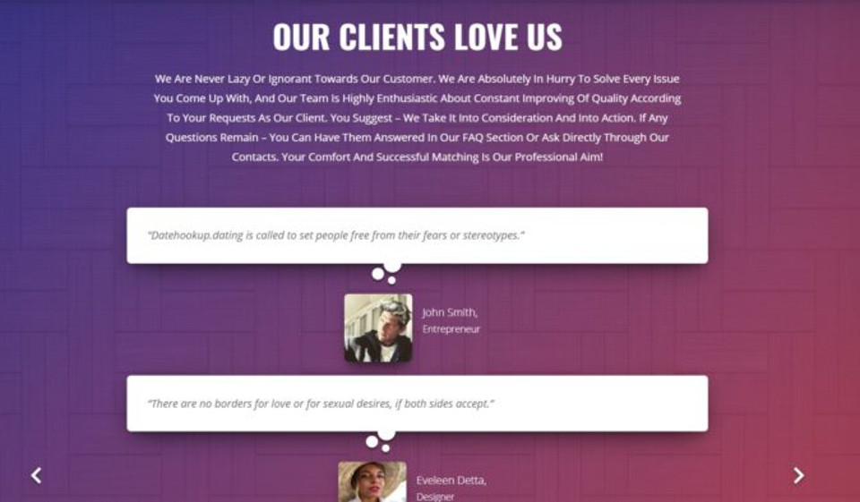 DateHookUps registreringsprosess og profilkvalitet