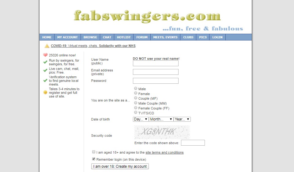 Cum funcționează FabSwingers?