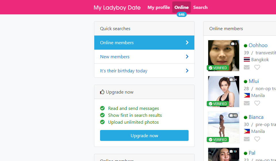 Design: My Ladyboy Date Key Points