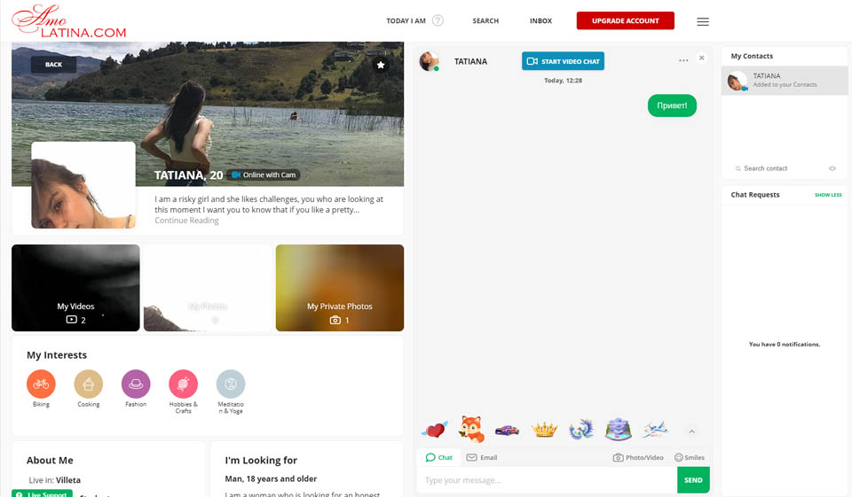 AmoLatina Jak je na tom uživatelská přívětivost mobilní aplikace
