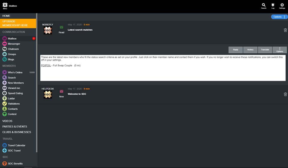 Het chat- en matchingproces bij SDC