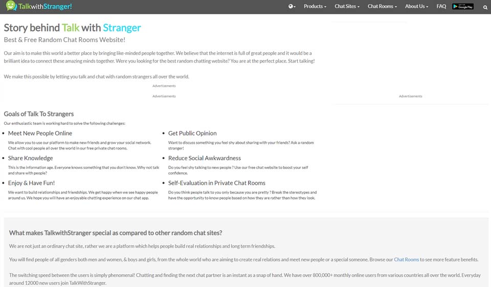 TalkWithStranger abonnementsalternativer