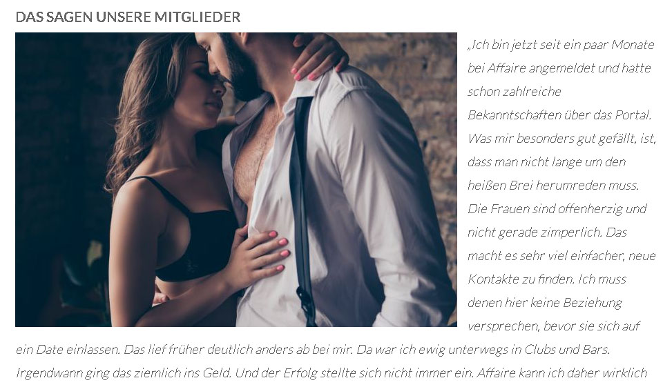 Affaire.com im Test