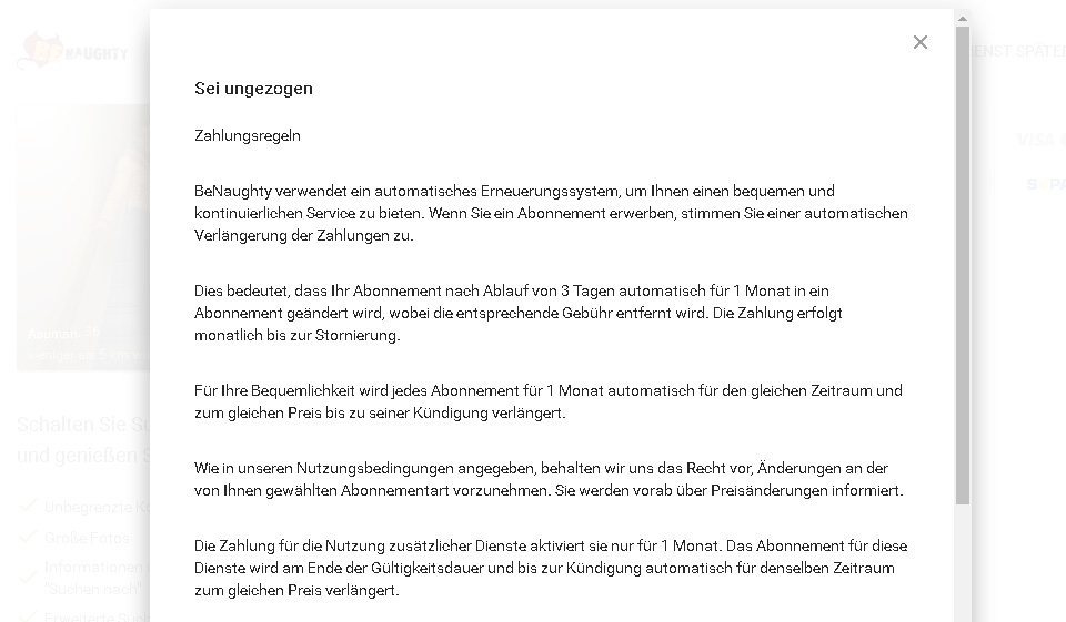 BeNaughty im Test