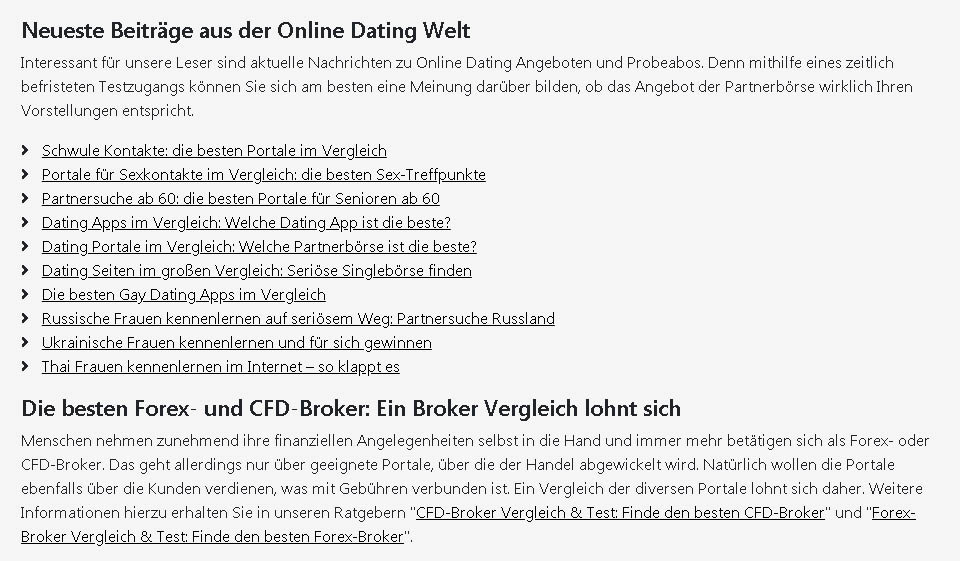 C-Affair Funktionen