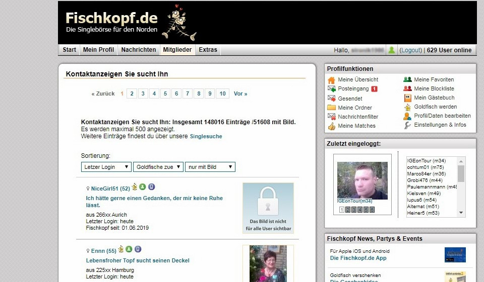Fischkopf im Test