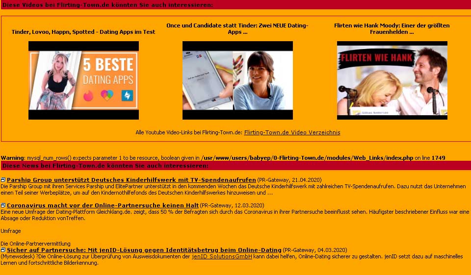 Flirttown im Test