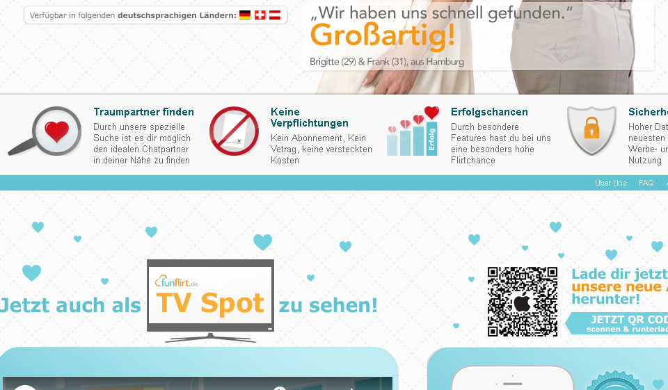 FunFlirt Registrierung und Anmeldung