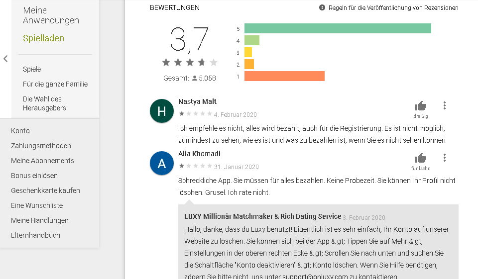 Luxy im Test
