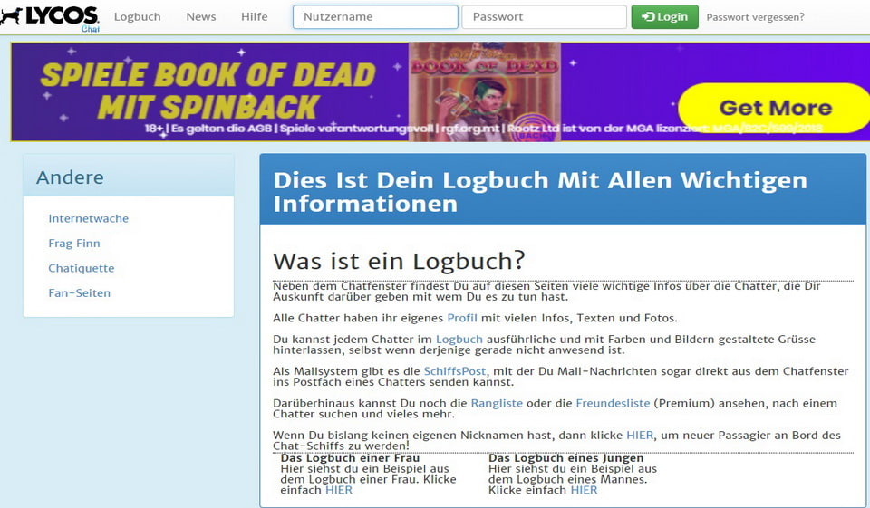 Lycos Chat im Test