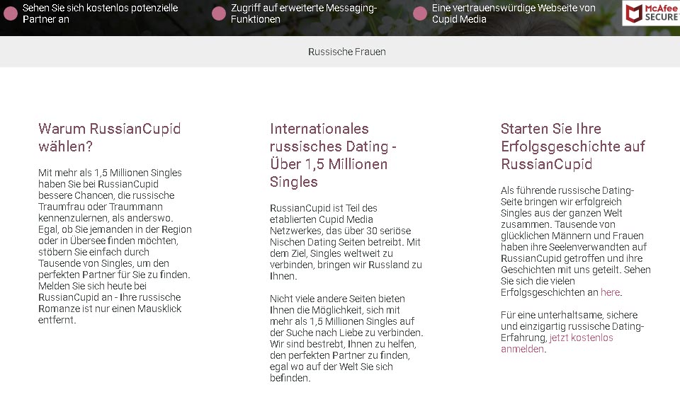 RussianCupid im Test