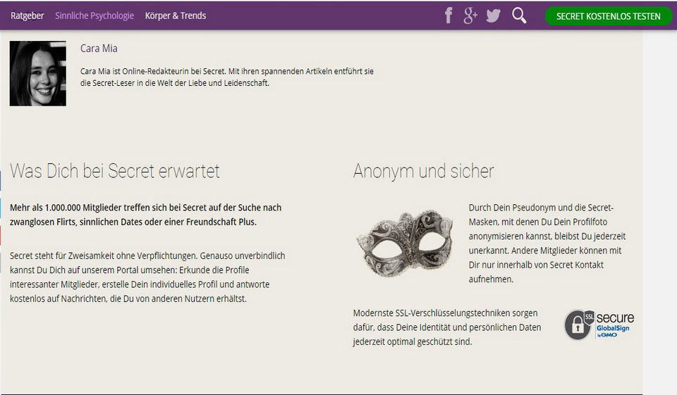 Secret.de im Test