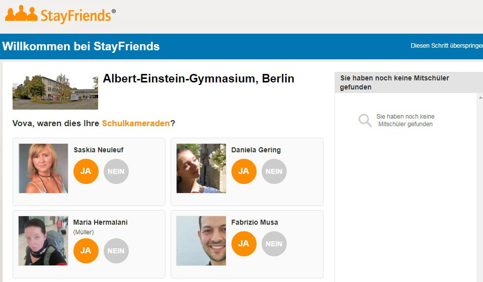 StayFriends im Test