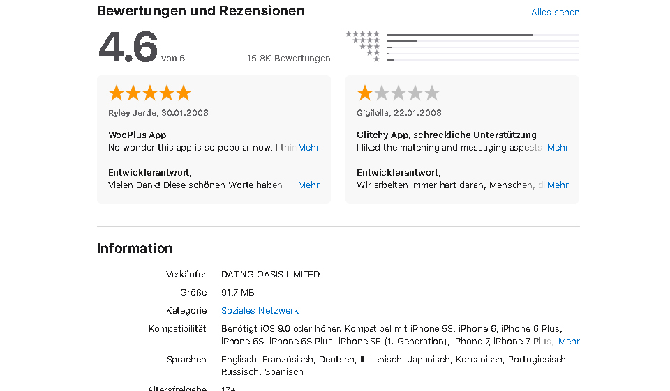 WooPlus Bewertung