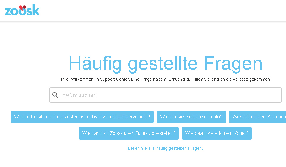 Zoosk im Test