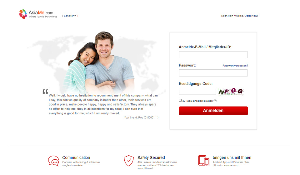 AsiaMe Dating Site