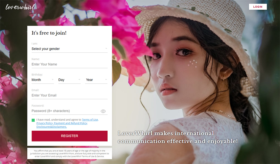 LoveWhirl Dating Site